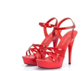 Hot! Women Summer Sandals Patent Leather Platform