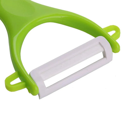 LMETJMA Ceramic Peeler 4 Color Vegetable Fruit Peeler