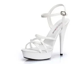 Hot! Women Summer Sandals Patent Leather Platform