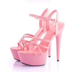 Hot! Women Summer Sandals Patent Leather Platform