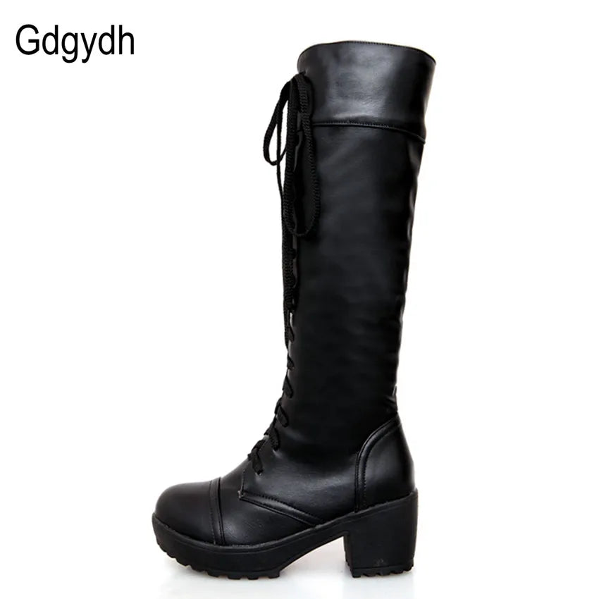 Gdgydh Large Size 43 Lace Up Shoes Winter Hot Sale