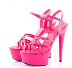 Hot! Women Summer Sandals Patent Leather Platform