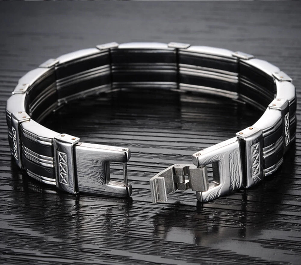 Stainless Steel Bracelet & Bangle 210mm Men's Jewelry d Men's Bracelet