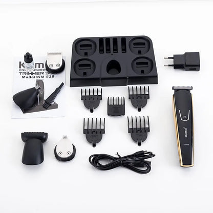 100-240V Kemei 5 in 1 Electric Shaver Hair trimmer Titanium CnFor Barber