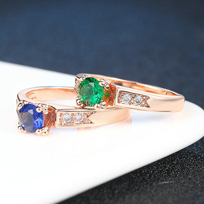 ZHOUYANG Wedding Ring For Women Classment Fashion Jewelry Brithday