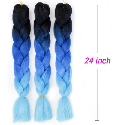 Black Star Hair Ombre Jumbo Braiding Hair Extensions