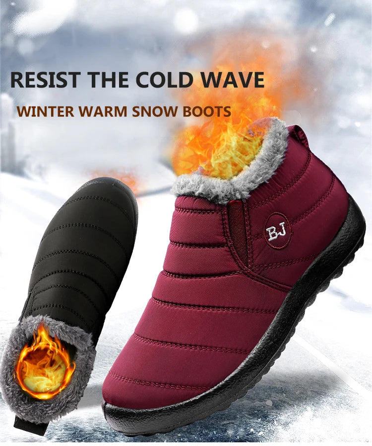 BJ Swear Slip on Unisex Ankle Winter Boots