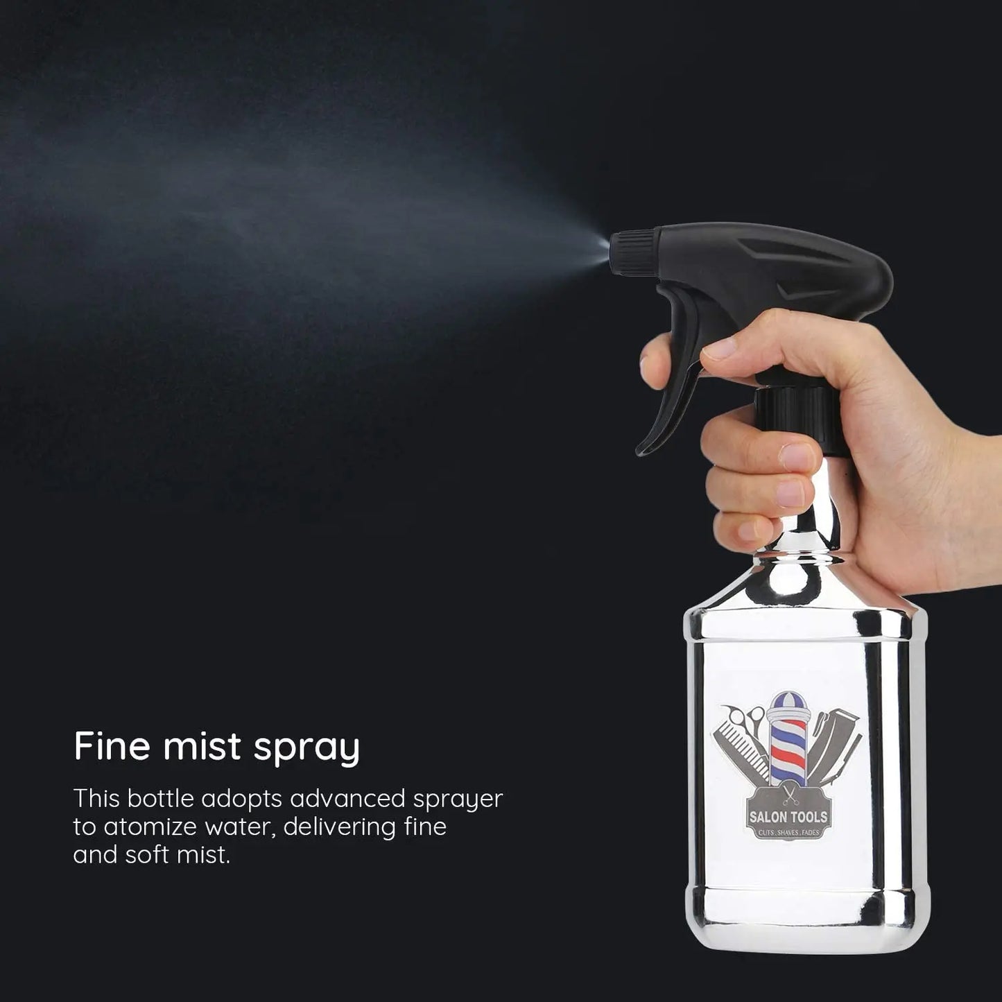 300ML Spray Bottle Salon Haircut Finylist Portable