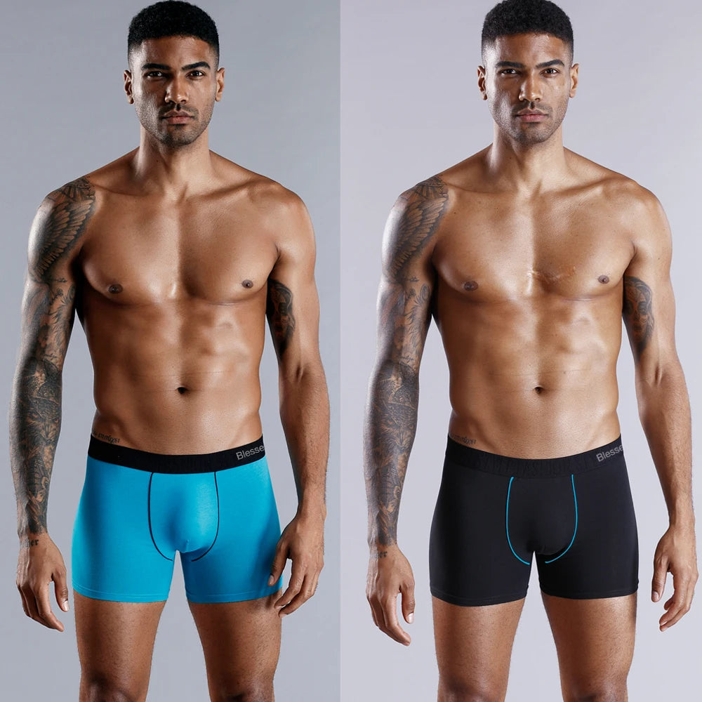 4pcs Set Men Boxer Shorts Soft Boxers for Men's Panties