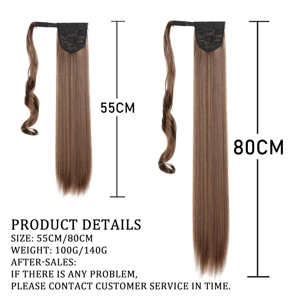 22-32 Inch Synthetic Hair Fiber Heat-Resistanir Extensions