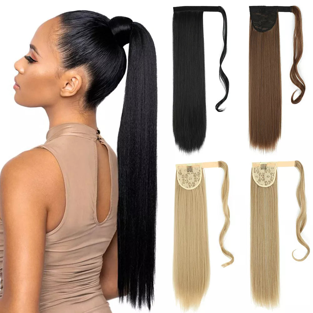 22-32 Inch Synthetic Hair Fiber Heat-Resistanir Extensions