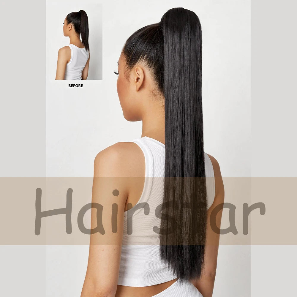 22-32 Inch Synthetic Hair Fiber Heat-Resistanir Extensions