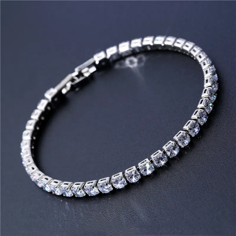 women and Men Bracelet CZ Chain Homme Jewelry