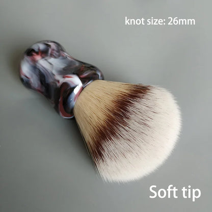 dscosmetic  T4 soft synthetic hair shaving brush resin handle by hand made shave brush for man wet shaving