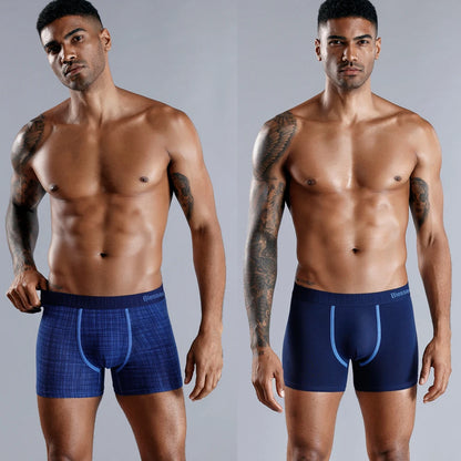 4pcs Set Men Boxer Shorts Soft Boxers for Men's Panties