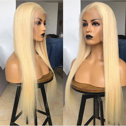13x6 HD Transparent 613 Blonde Lace Frontal H Straight 13x4 L