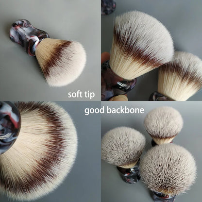 dscosmetic  T4 soft synthetic hair shaving brush resin handle by hand made shave brush for man wet shaving