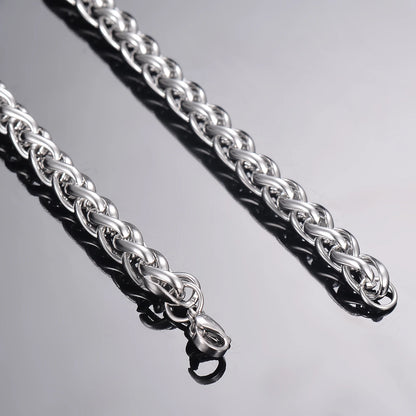 1 piece Width 2.5mm/3mm/4mm/5mm/6mm Keel Link Chain Necklace For Men Women Stainless Steel Chain Necklace