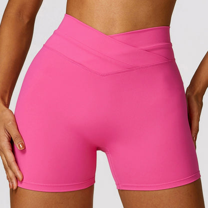 2024 Fashion Skinny Hip Raise Yoga Shorts  Running