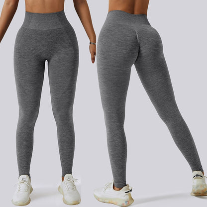 Fashion Seamless Hip Raise Yoga Pants Hip Raise