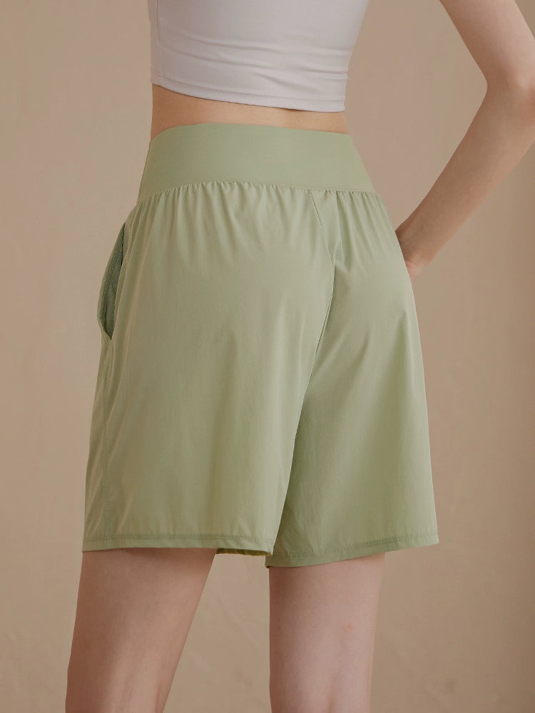 High Waist Loose Sports Shorts Women's Summer Thin