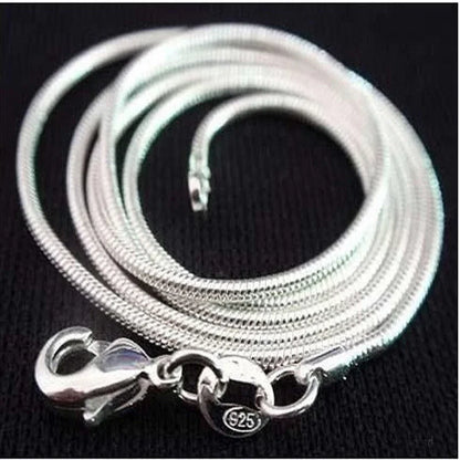 925 sterling silver necklace women,