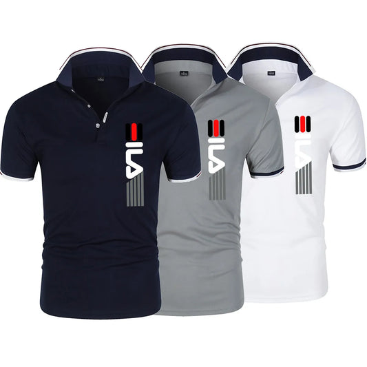 2023 Summer New Men's Lapel Anti-pillin Polo Shirt