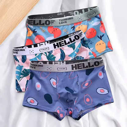 3pcs Men's Panties BoxerShorts Men Underwear