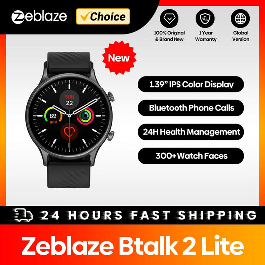 Zeblaze Btalk 2 Lite Smart Watch Large 1.39 inch
