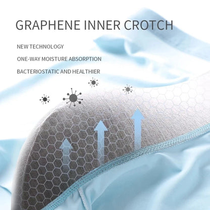 Boxers Ice Silk Man Underwear Boxer Graphene en's Panties