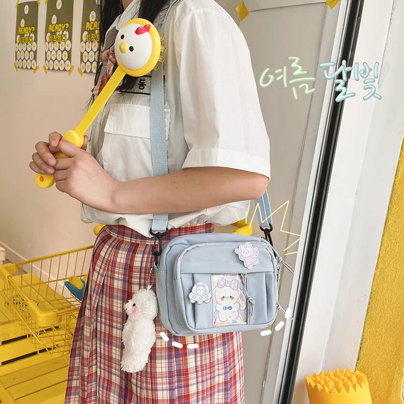 New Kawaii Bag Girls 2023 New JK Transparent Bag