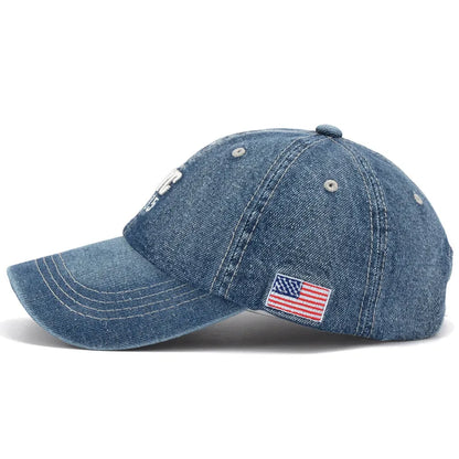 2024 Denim Baseball Cap Men Women Embroidery