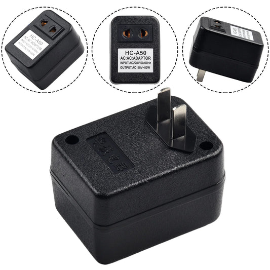 Step-Down Transformer 50W AC 220V To 110V/110V To 220V Converter Travel Adapter Home Improvement Electrical Equipment