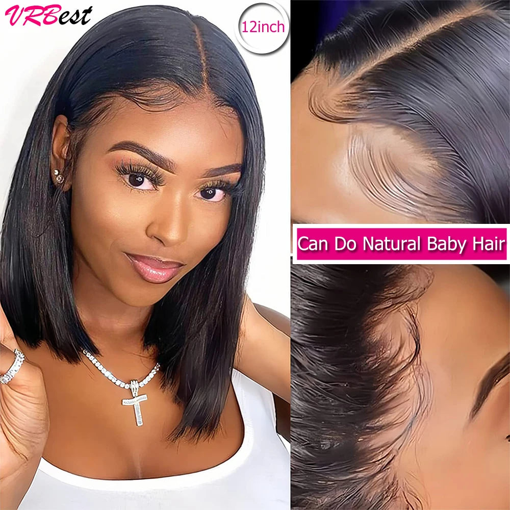 Straight Bob Wig Lace Front Human HaiR Wig