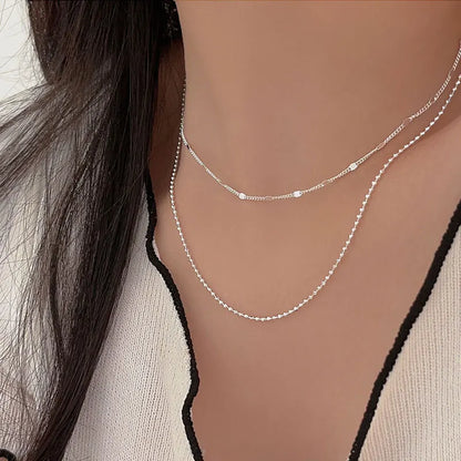 925 Sterling Silver Multiple Options Necklace Simpe