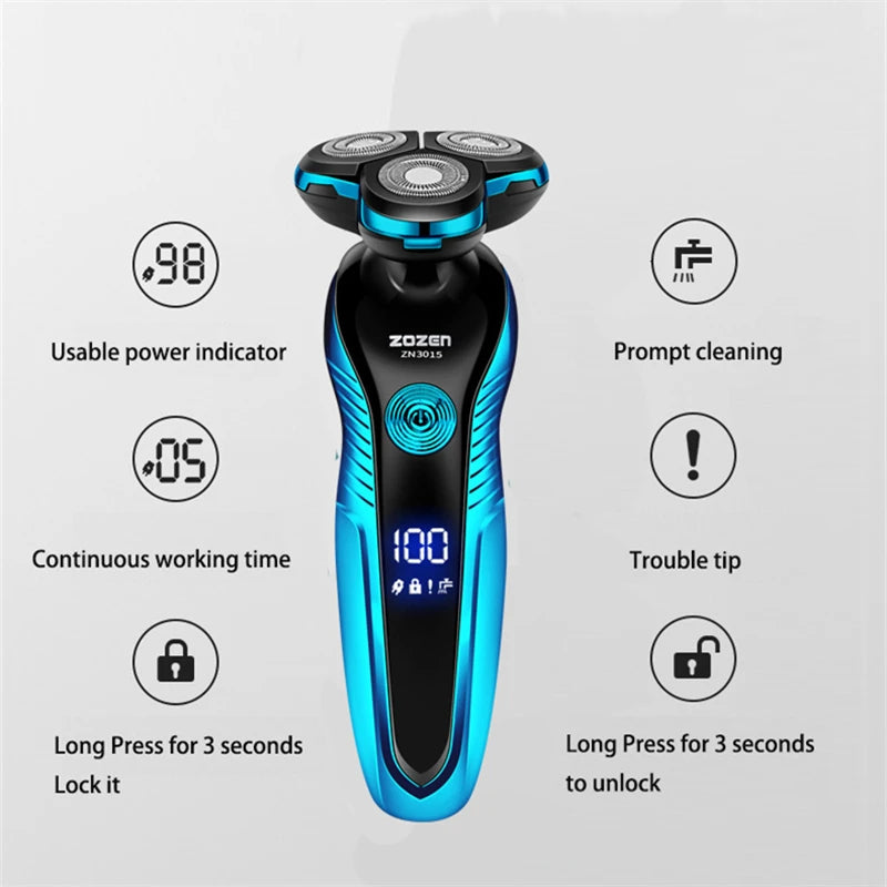 for Men Beard Trimmer Wet-Dry Dual Use