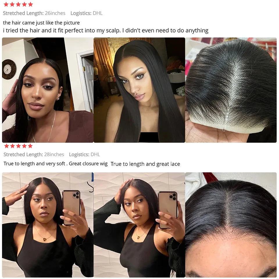 ISEE Hair Glueless Wig Human Hair ReadyGo Wigs 6X4 HD Lace Front Wigs