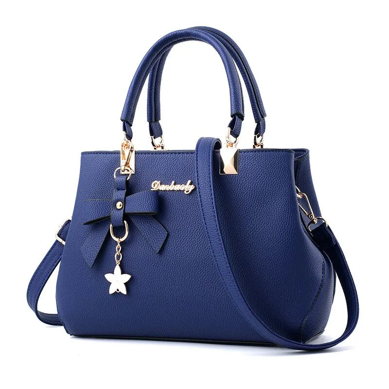 Fashion Solid Color With Bow One Sho For Women