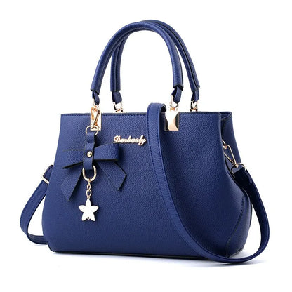 Fashion Solid Color With Bow One Sho For Women