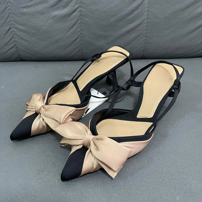 2024 Fashion Party Bow High Heels