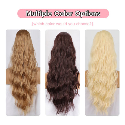 I's a wig Synthetic Long natural wave hair extensions for women