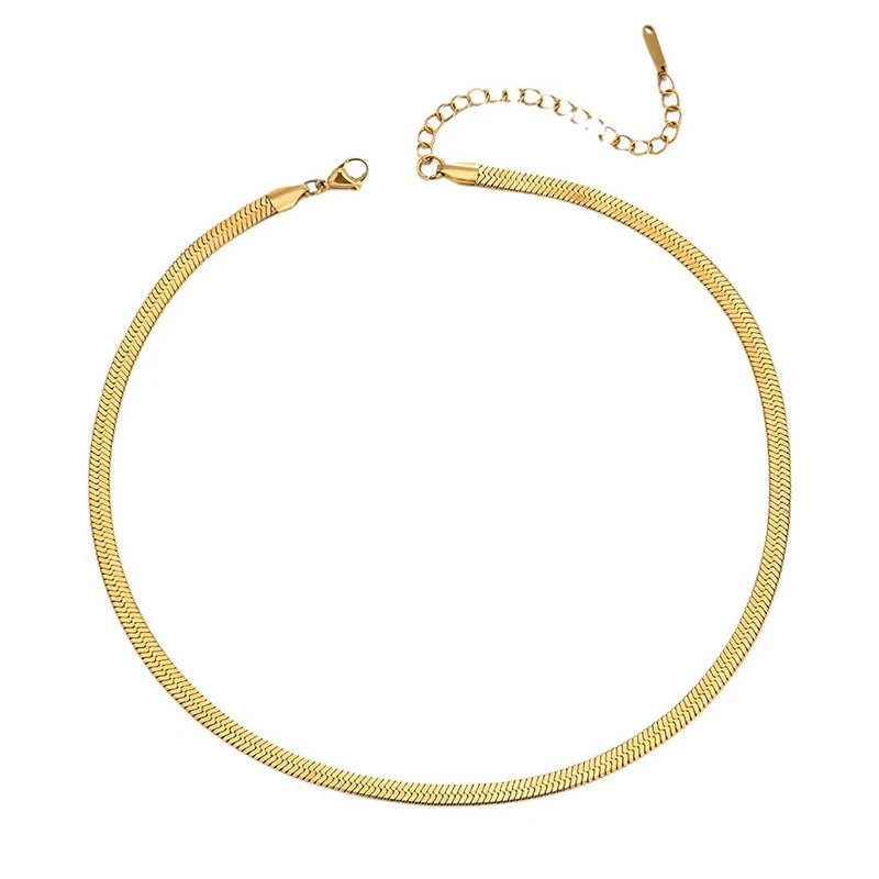 New Fashion Unisex Snake Chain Choker Necklace