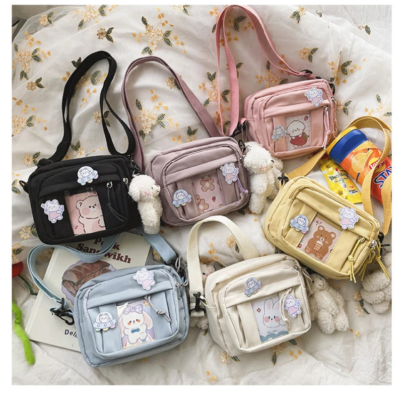 New Kawaii Bag Girls 2023 New JK Transparent Bag