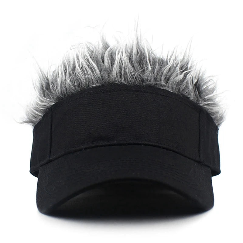 2023 Men Women Baseball Cap With Spiked Hairs Wig