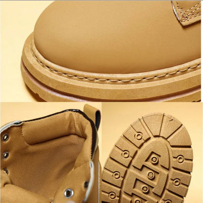 High Top Men Boots Fashion Motorcycle Ankle Boots for Men Winter