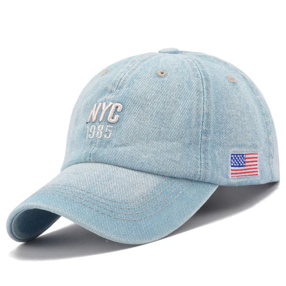 2024 Denim Baseball Cap Men Women Embroidery