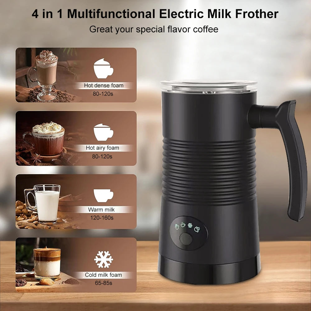 4in1 Electric Milk Foamer Coffee Maker Machine