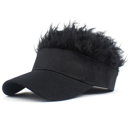 2023 Men Women Baseball Cap With Spiked Hairs Wig