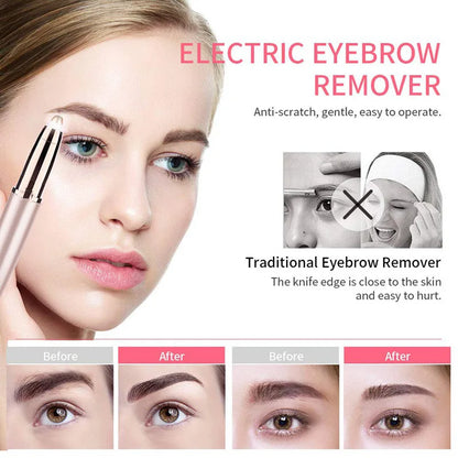 1PCS Electric Eyebrow Trimmer Women's Brow Pencil Automaticving Nose Hair