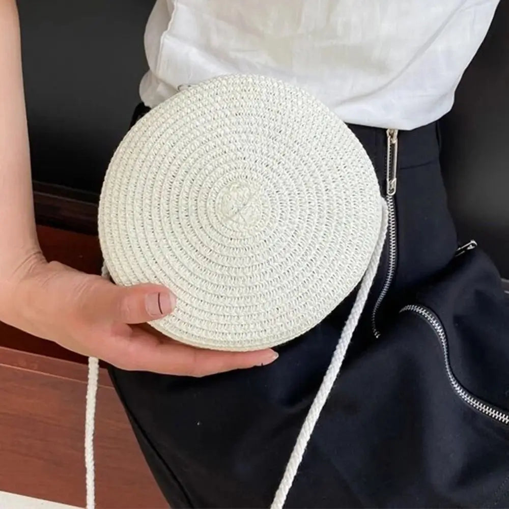 Fashion Handmade Straw Bag Women Girl